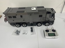 Custom Mercedes 1/14 4x8 Rc Rv Semi/tractor  Truck Rtr Radio  W/sound & Light 