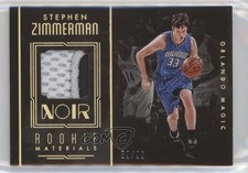 2016-17 Panini Noir Rookie Materials Color Prime 59/99 Stephen Zimmerman #24 8em