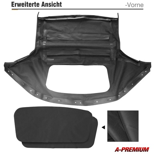 Capote Souple Housse Noire Pour Mazda MX-5 I NA MX-5 II NB 89-05 - Photo 5/8