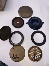 Lot Of Antique American Back Doors/Covers For  Mantel Clocks Clock