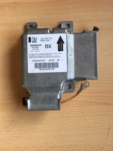 Airbag Steuergerät 13126123 Opel Vectra C Limo   VC 78