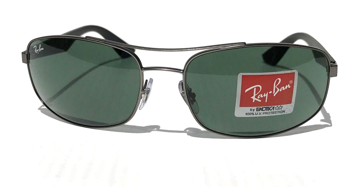 NEW Ray Ban Gunmetal & Black UV PROTECTIVE Grey Lens Sunglass