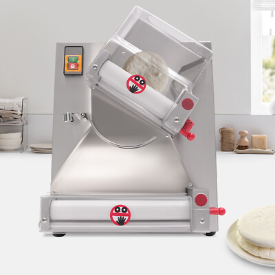 4-16'' Commercial Electric Pizza Dough Roller Sheeter Pastry Press Making Machine