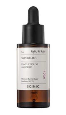 Scinic skin Relief panthenol ampoule 30ml soothing skin balancing care
