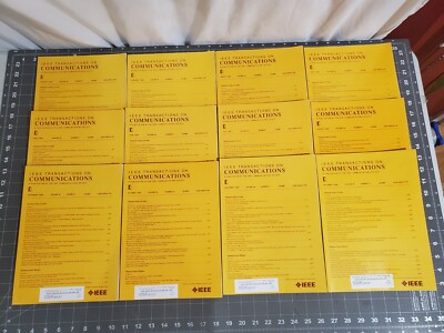 Lot of 12 IEEE Transactions On Communications : Full Set of 2008