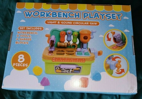 Little Engineer Multifunctional Kids Musical Learning Tool Workbench Educational - Picture 2 of 6