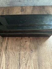 Alpha Cassette Tape Holder Black - Holds 15 Cassettes