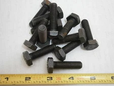 Hex Cap Bolts M10 x 35mm Long Grade 10.9 Alloy Steel Lot of 12 #6135
