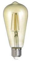 Trio Kolben Led Lampe E27 6W ⌀6,4Cm Amber Warmweiss Wie 36W 4017807288049
