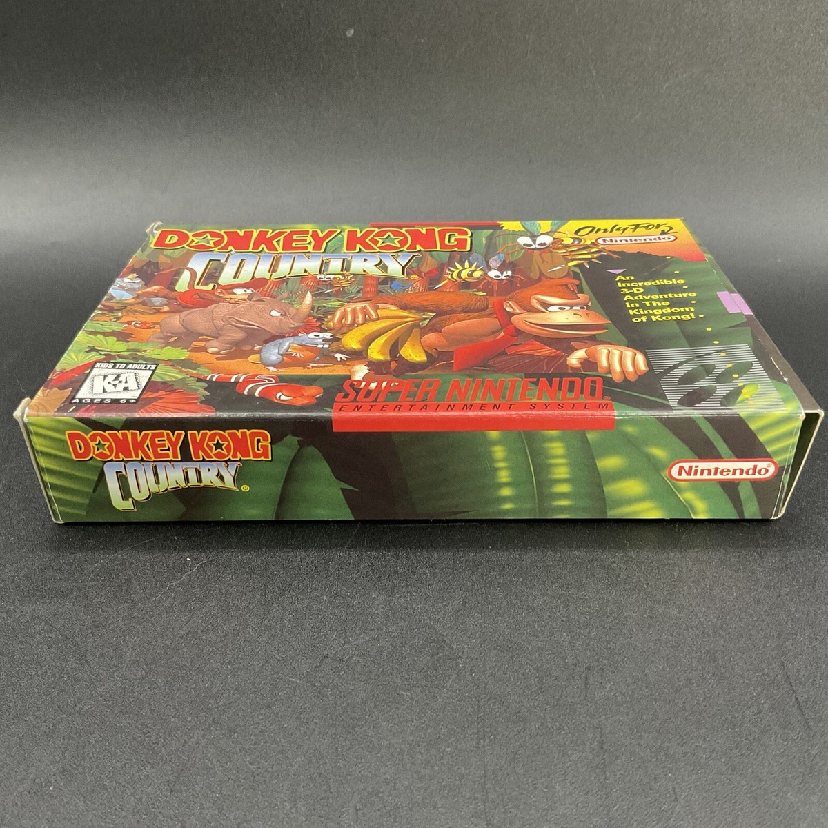 Donkey Kong Country (SNES, Super Nintendo, 1994) Complete in