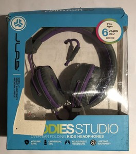 Jlab Jbuddies Studio Wired Kids Headphones Purple Open Box Ebay