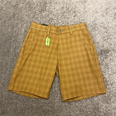 Brixton Shorts Mens 30 Brown Choice Chino Regular Fit Stretch Medal Bronze NEW