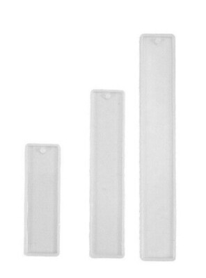 Gießform Silikonform Lesezeichen Mold Bookmark drei Größen