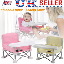 Indoor/Outdoor Tray Toddler Portable Folding Chair with Baby Travel Booster Seat
