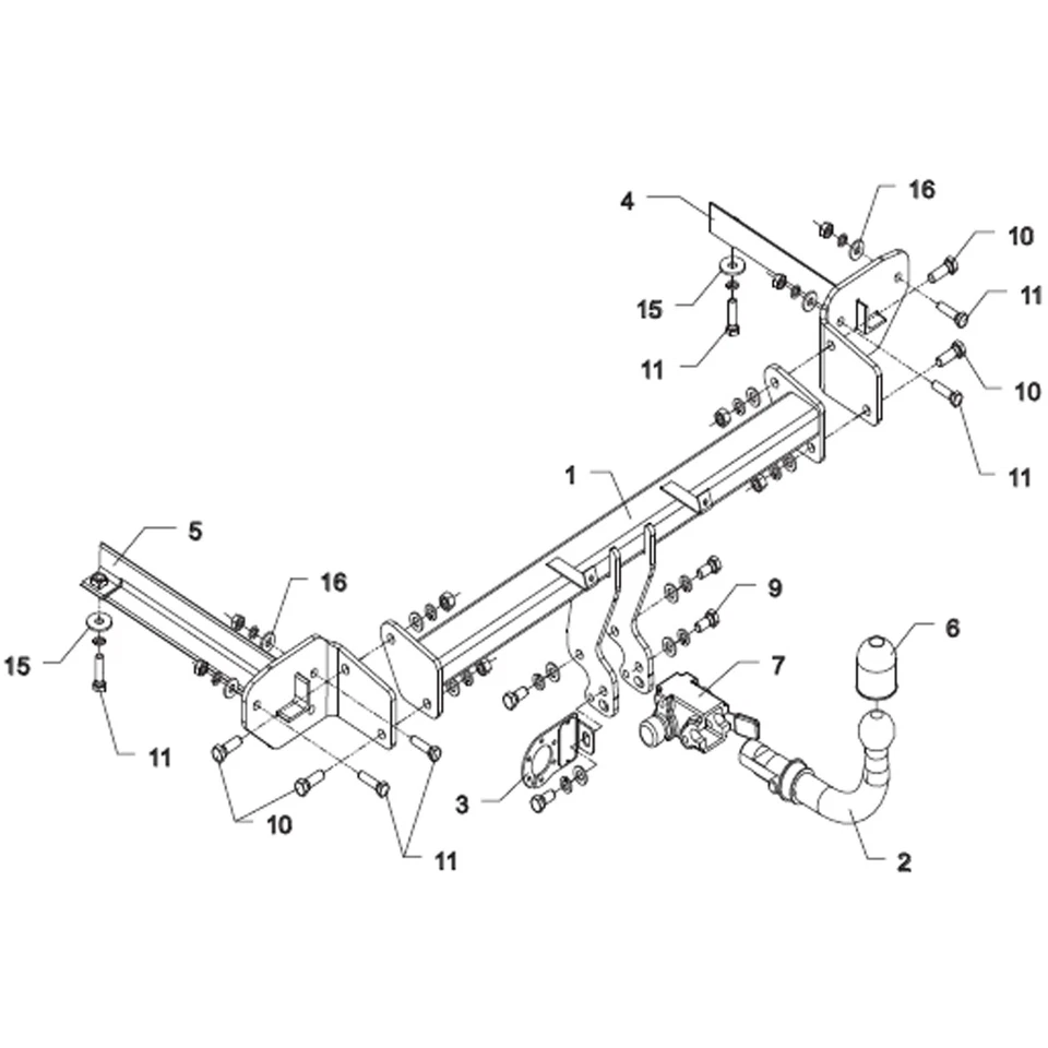 Pacco Gancio traino estr. per Opel Corsa E Fastback 14- & e-kit uni a 7 poli set - Immagine 4 di 4