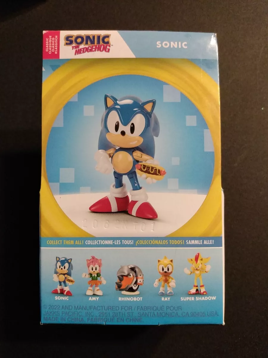 Sonic The Hedgehog 2.5-Inch Action Figure Classic Sonic with Hot Dog  Collectible Toy