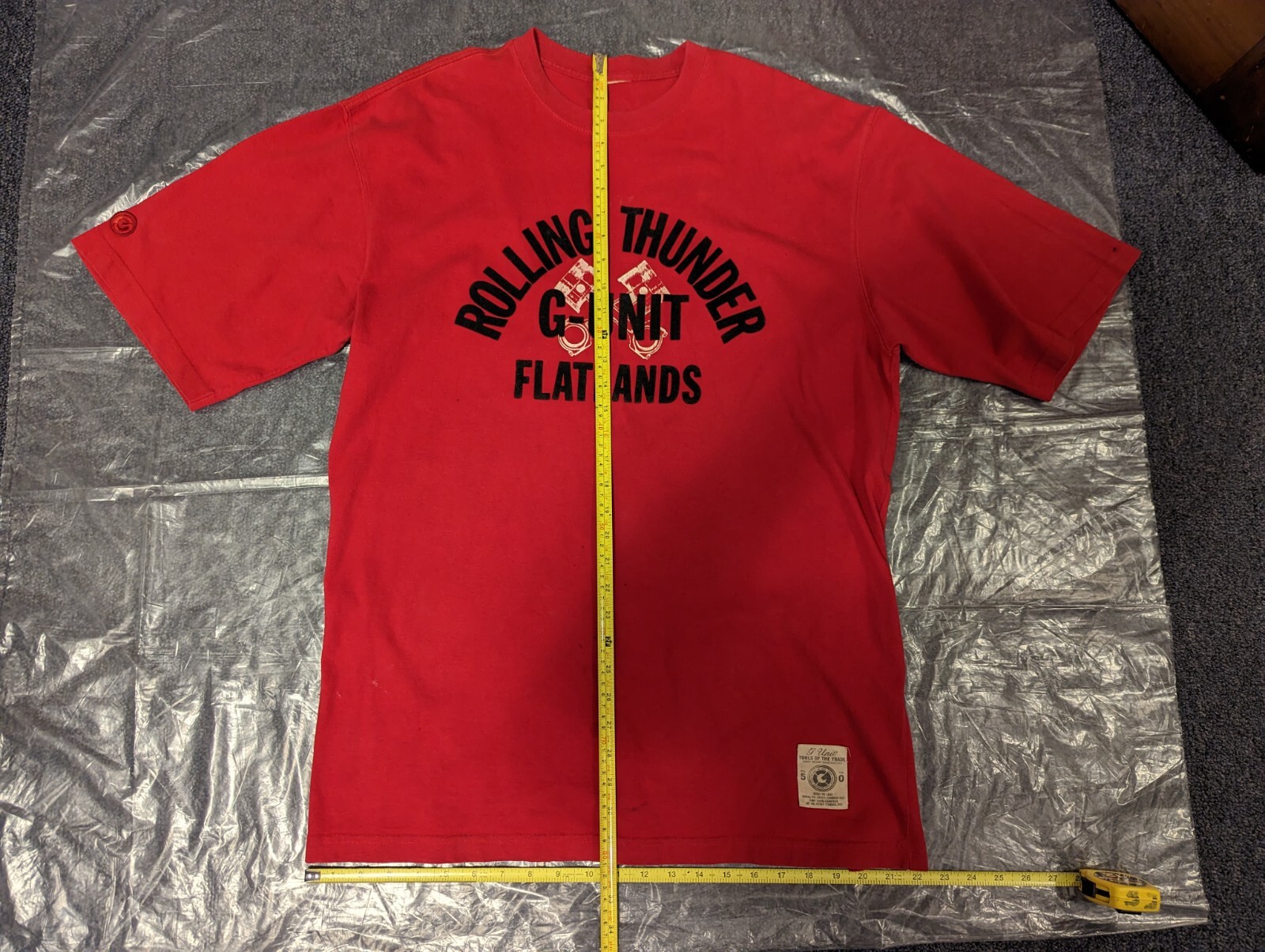 Red G-Unit Rolling Thunder Flat lands Casual T Sh… - image 4