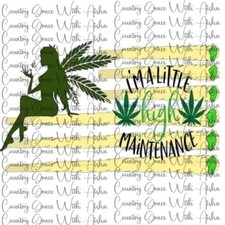 Sublimation Print High Maintenance Ready to Press Paper Ink Heat Transfer