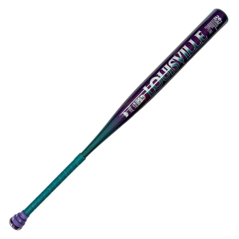 Batte Softball Louisville Slugger Genesis 2024 - Édition Limitée Ducks 27 Oz - Violet