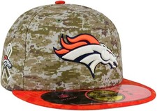 Authentic NWT New Era NFL Denver Broncos Salute To Service 59Fifty Fitted Hat