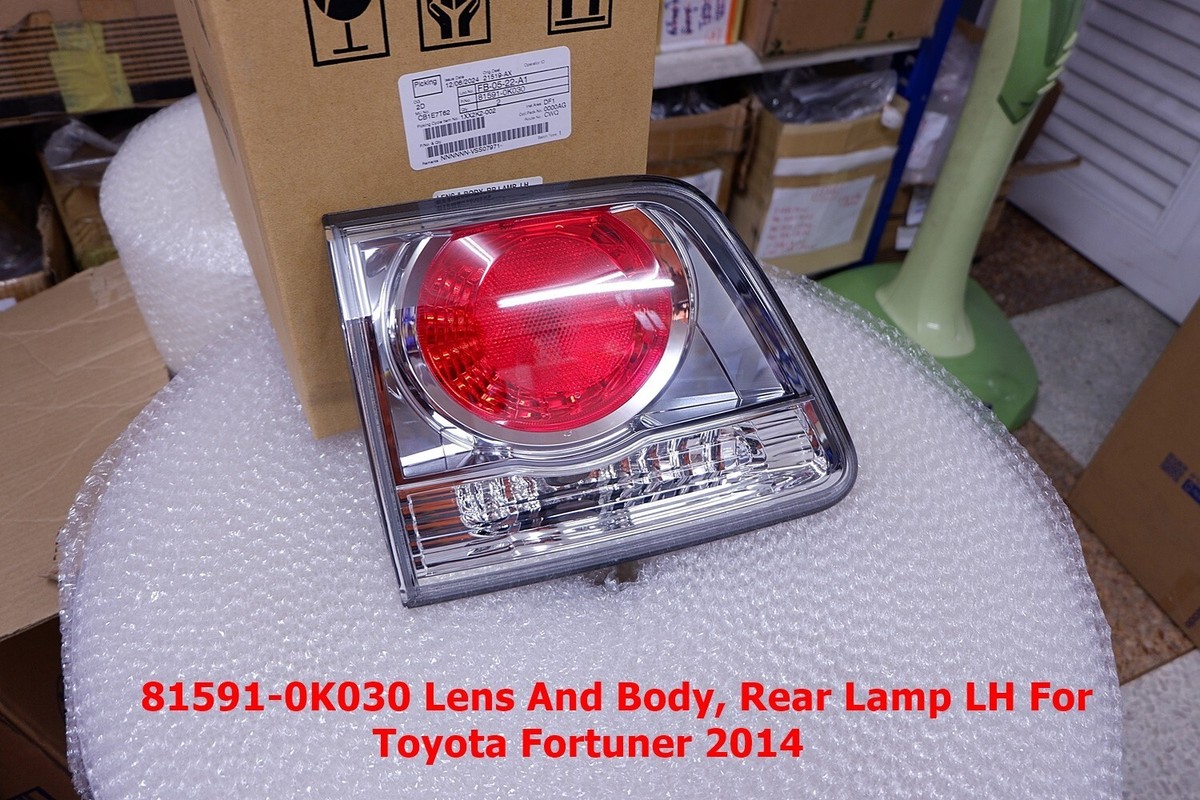 81591-0K030 LENS/BODY REAR LAMP LH FOR TOYOTA FORTUNER 2014 | eBay