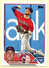 2023 Topps Series One Nolan Jones baseball Rookie card #129 Cleveland Guardians