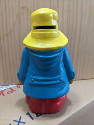Paddington Bear figure Soft Vinyl Piggy Bank vintage Japan