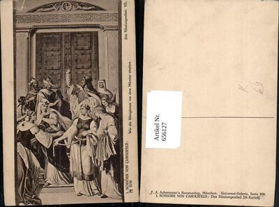 656127,Künstler Ak Schnorr von Carolsfeld Wie d. Königinnen vor d. Münster strei
