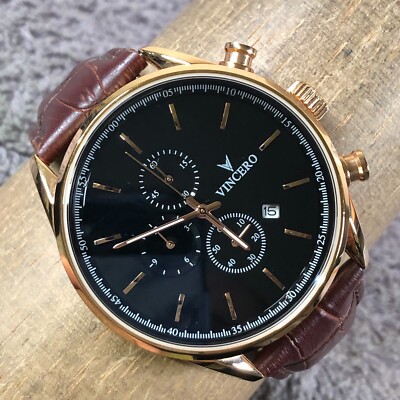 Leather Vincero Watches Owner Vincero Rose Gold Shop