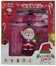 Flying Ball Santa Claus Induction Suspension Aircraft Flying Floating Kids Toy