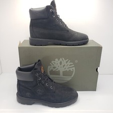 Timberland Boots Classic Black 010910-001 Junior Boys Sz 6 M / EU 39 , NUBUCK