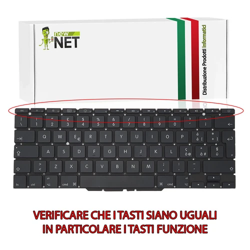 Italian Keyboard Compatible For Macbook Air A1370 11" Year 2010 06079
