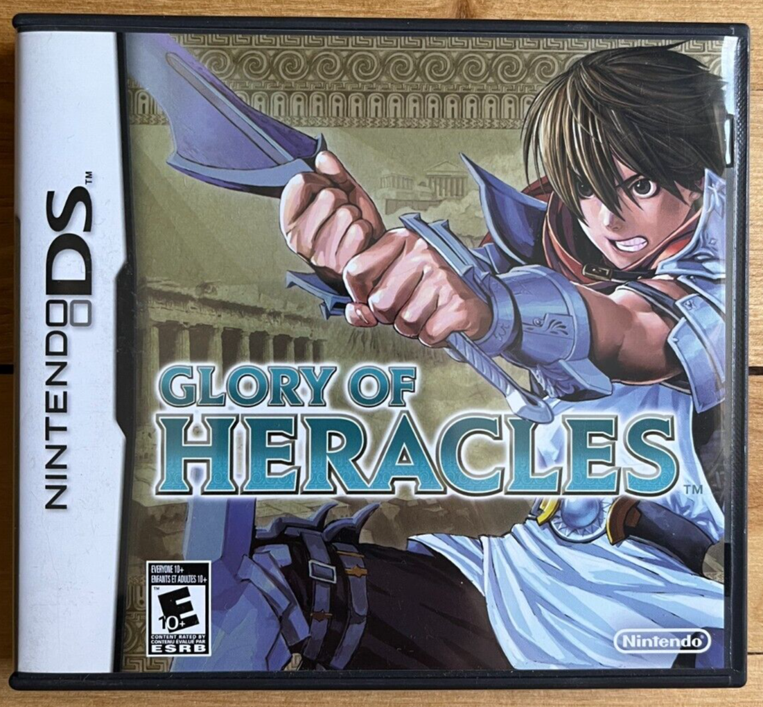 Glory of Heracles Nintendo DS Complete Video Game ***PERFECT