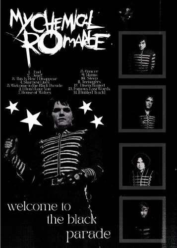 My Chemical Romance 10x14 Poster Welcome To The Black Parade Print Gerard Way