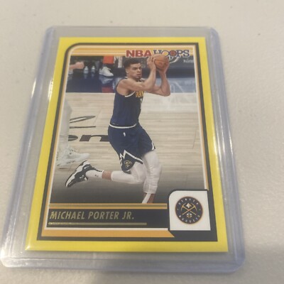 2023-24 Panini NBA Hoops - Yellow #213 Michael Porter Jr. | eBay