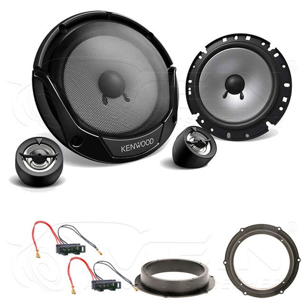 Kenwood Lautsprecher FüR Vw Sharan Ii Ab 2010 Front TüR Vorn 2-Wege 300W #Afdb-image