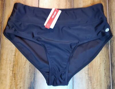 BALEAF Women's Full Coverage Swim Bottom Black Size XL NWT