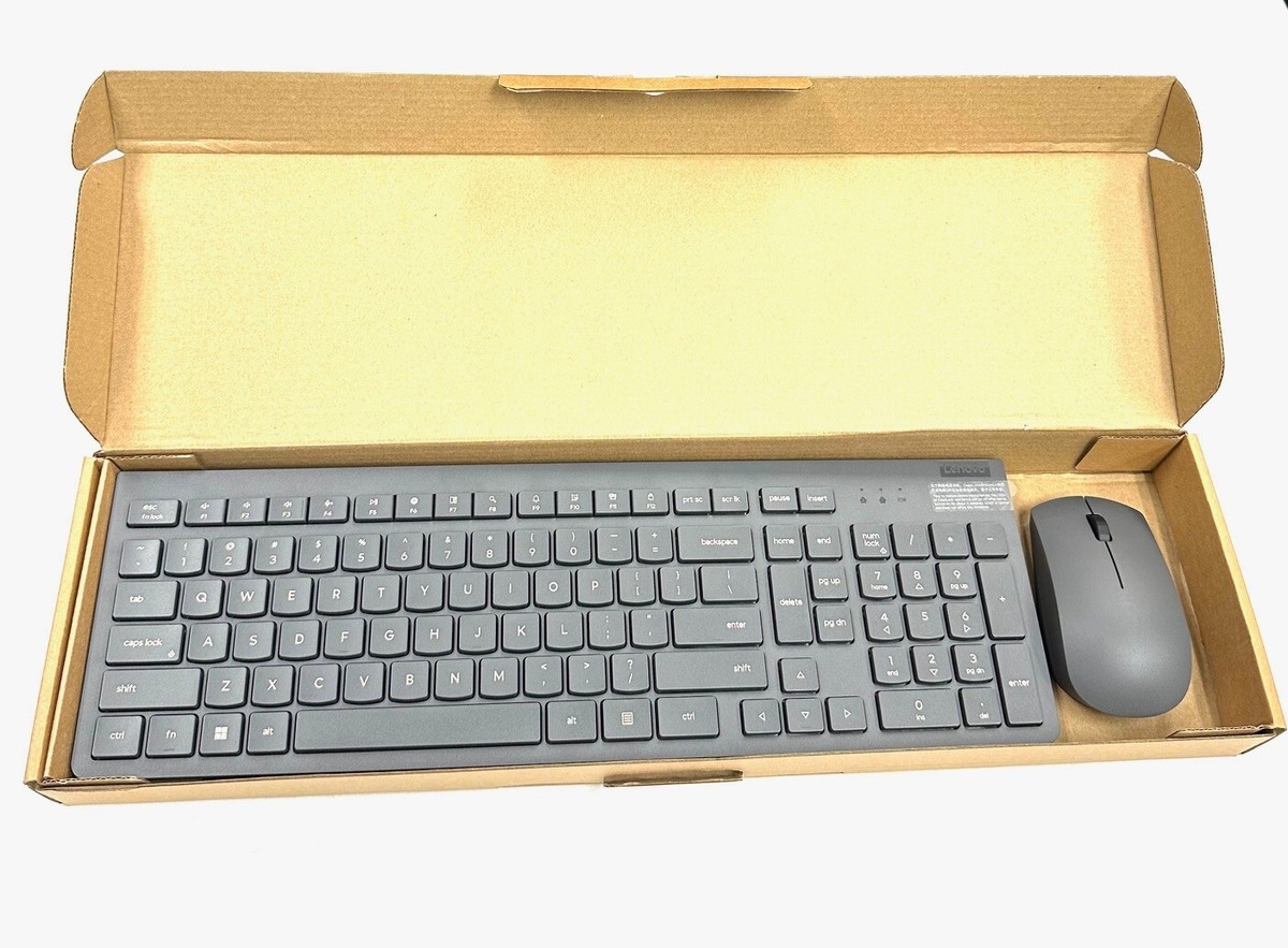 New Genuine Lenovo Ideacentre 2.4G English Gray Keyboard with