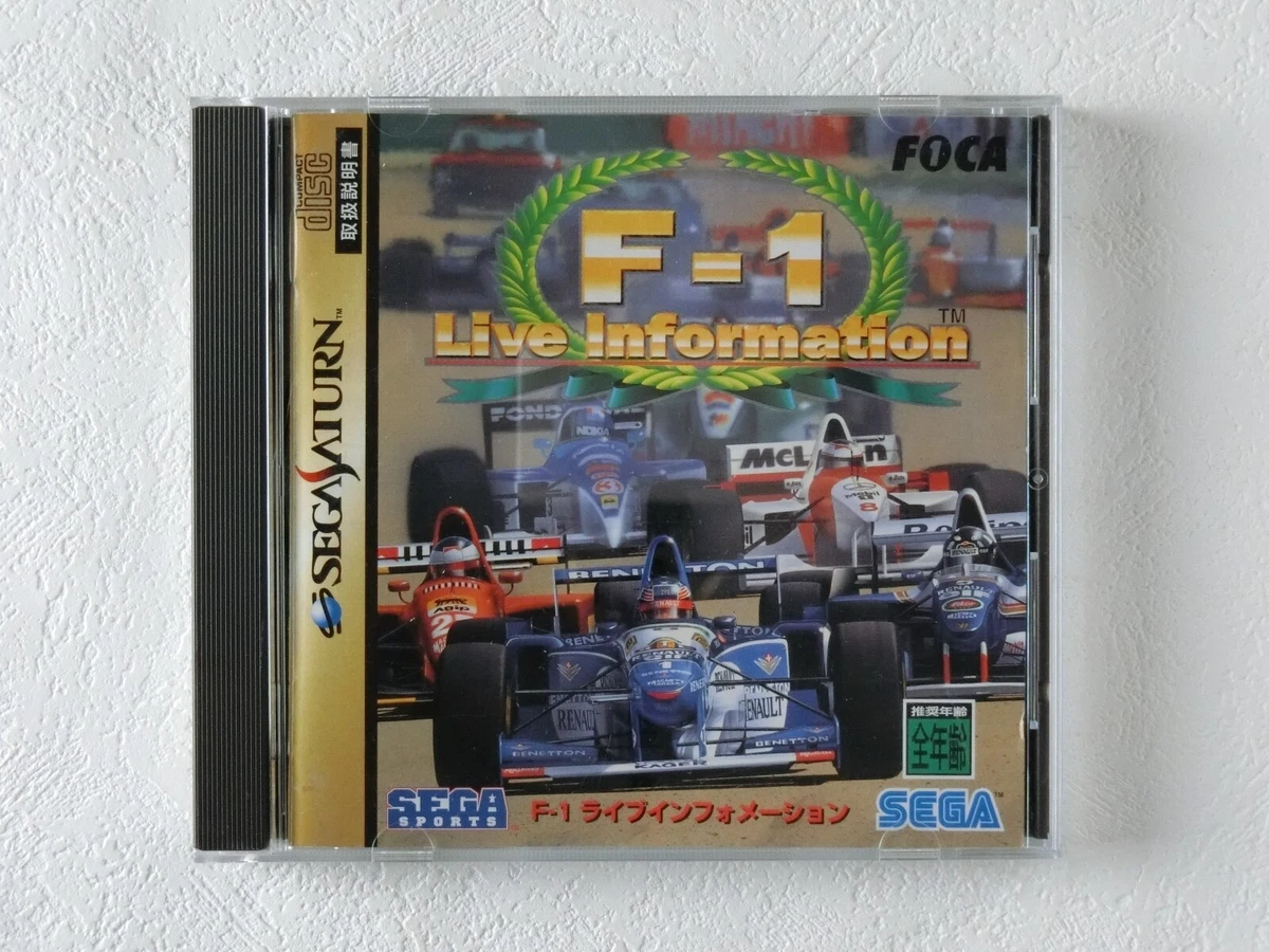 F1 Live Information SS Sega Saturn From Japan eBay