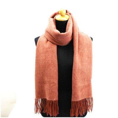 Authentic Opaque Clip Large Stole Shawl Orange Used AB Rank OPAQUE. CLIP |