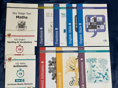 Year6 Maths & English KS2 Complete Revision Exam Prep Mega Pack SATS Age 10-11
