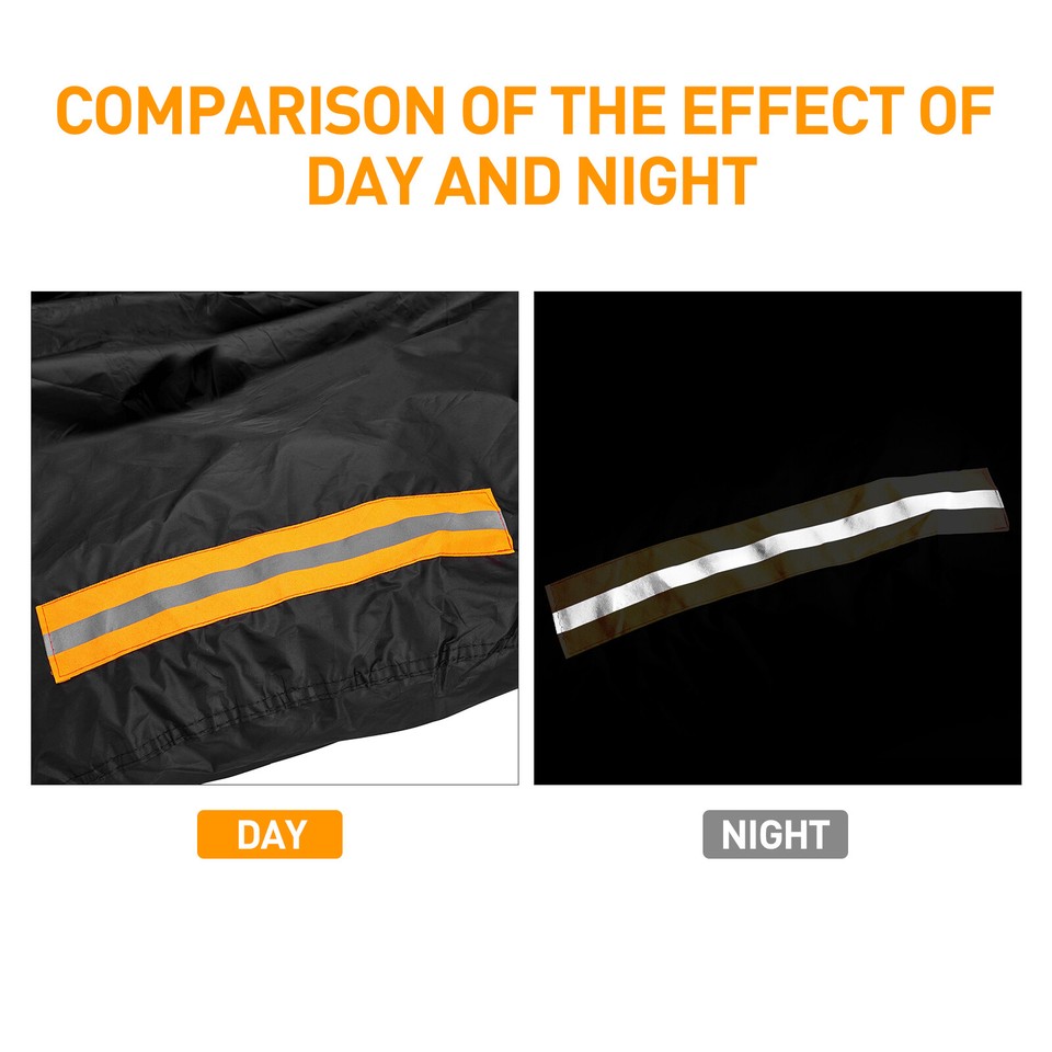 M Full Car Cover Waterproof Outdoor Zipper Sun Rain Dust UV Protector ...