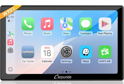 2024 Carpuride W901, Portable Wireless CarPlay Screen for Car- 9 Inch Car Play S