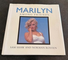 Coffee Table Book: MARILYN AMONG FRIENDS by Sam Shaw (1992 Hardcover)