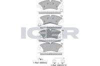 Bremsbelagsatz Vorne Lucas-Trw-System FüR Land Rover Defender Ab 09-> LR-101981