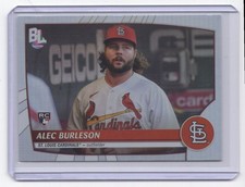 2023 Uncommon Foil Silver Alec Burleson Rookie St. Louis Cardinals #201
