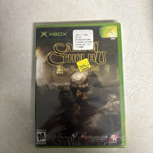Call of Cthulhu Dark Corners Earth Xbox Sealed New 2005 Survival Horror Game