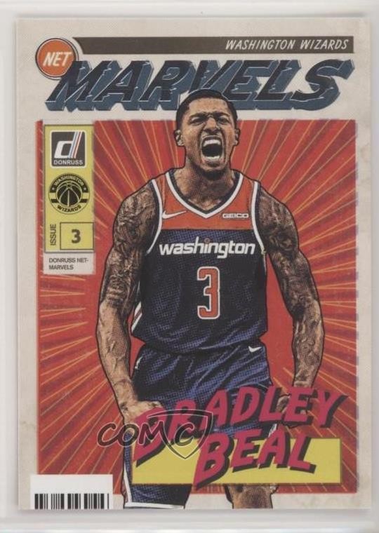 2019-20 Panini Donruss Net Marvels Bradley Beal #7 03rx