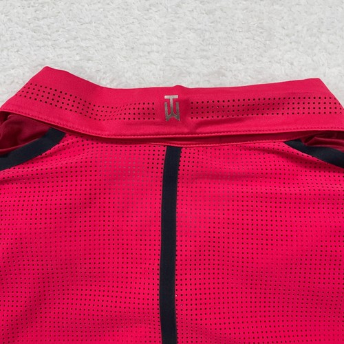 Nike Tiger Woods Collection Dri-FIT Polo da Golf Uomo XL Rosso - Foto 7 di 8
