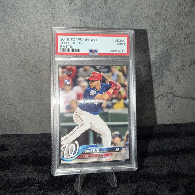 2018 Topps Update Juan Soto RC Rookie All-Star #US300a Nationals PSA 9